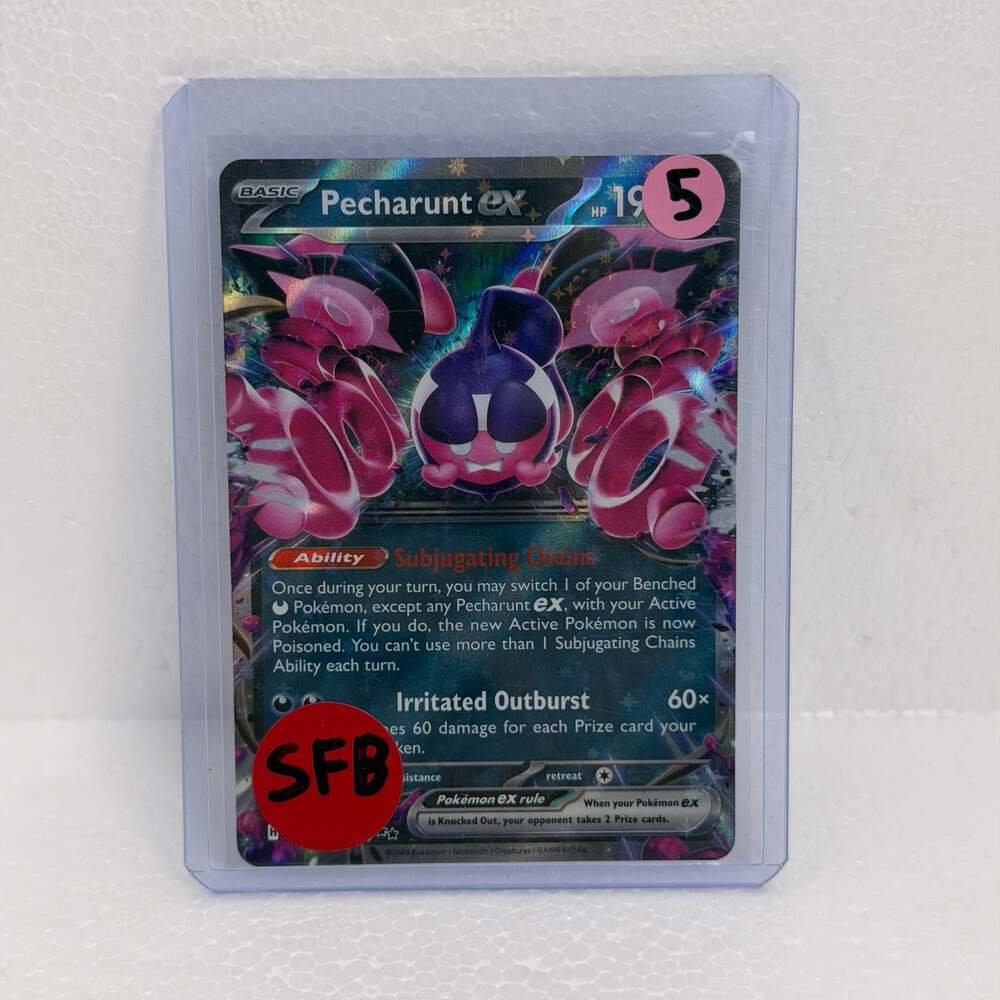 Pecharunt ex 039/064 Double Rare Shrouded Fable Pokemon Card